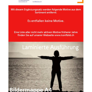 Aktualisierung 2026, laminiert - Format A4